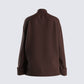 Zuri Brown Sweater Knit Top