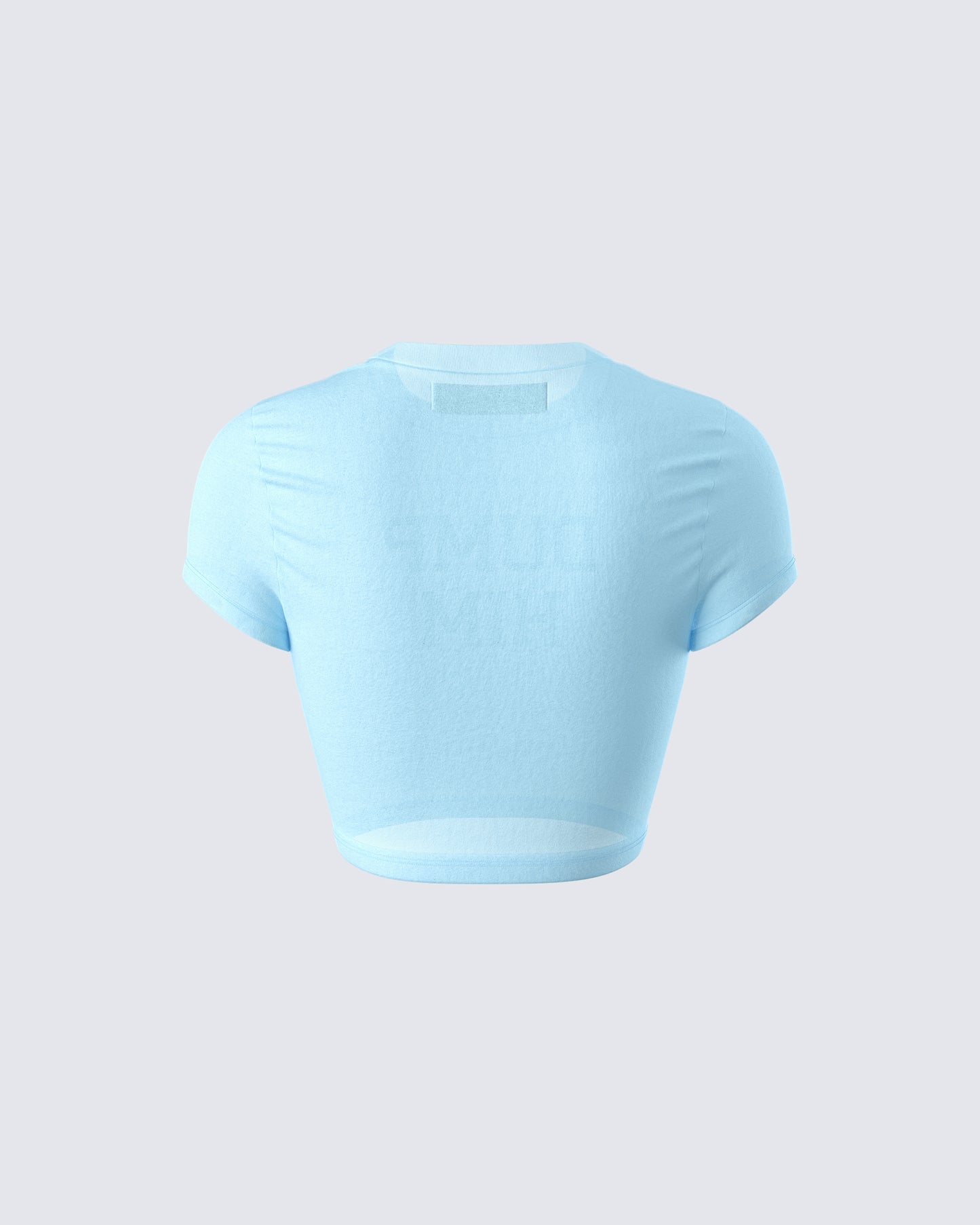 Seraina Aqua Graphic Top