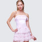 Maris Pink Satin Corset Top