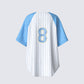 Kaomi Baby Blue Baseball Top