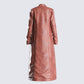 Lu Brown Vegan Leather Coat