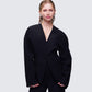 Maybelle Black Dome Sleeve Blazer