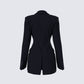 Zila Black Suiting Hourglass Blazer