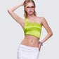 Marena Green Cropped Top