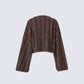 Larissa Brown Cable Knit Sweater