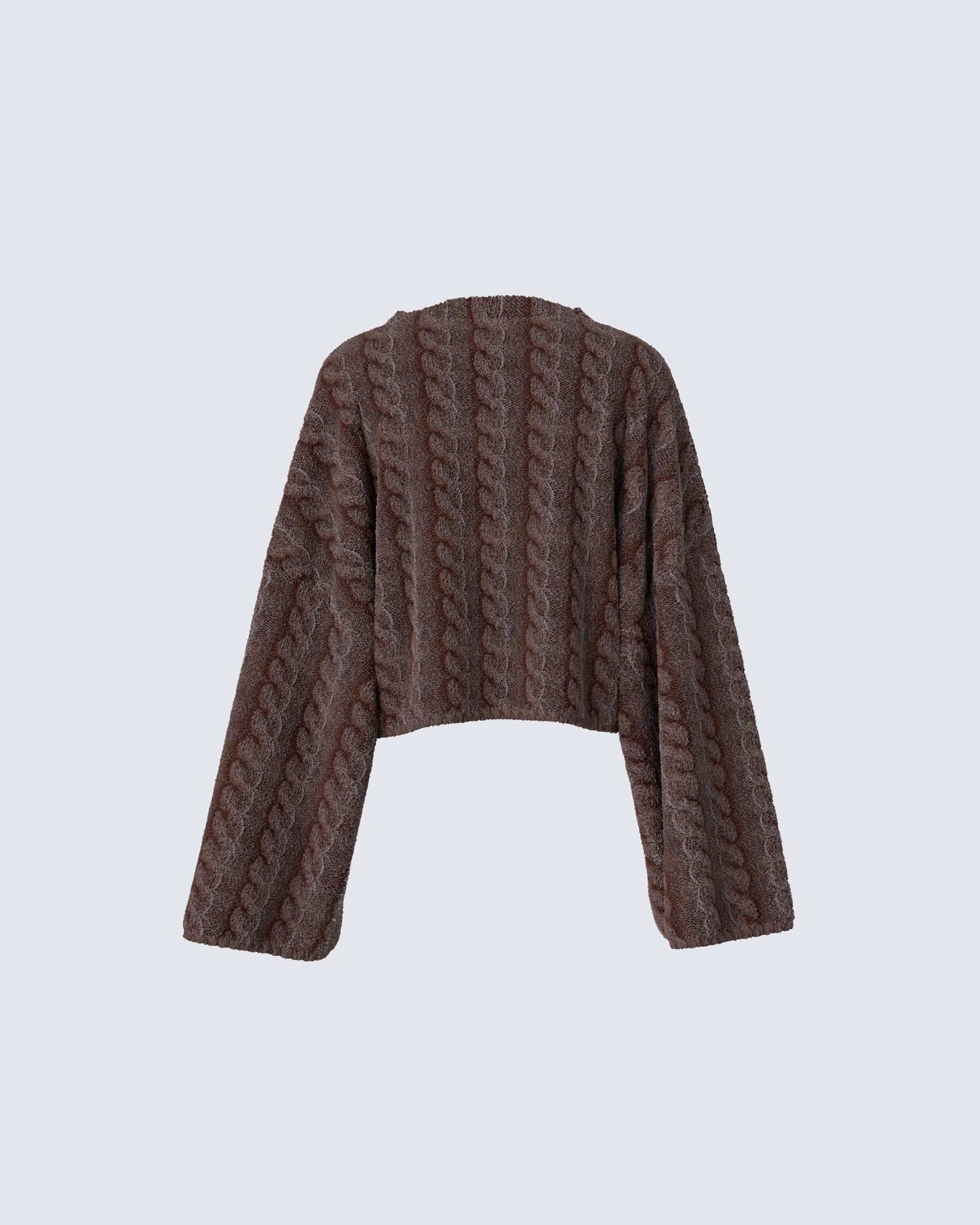 Larissa Brown Cable Knit Sweater