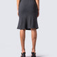 Nico Grey Jersey Midi Skirt