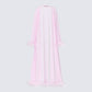 Maris Pink Feather Trim Robe