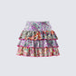 Raisa Paisley Tiered Micro Mini Skirt