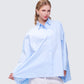 Hesper Blue Box Cut Shirt