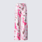 Nadezhda Multi Pink Denim Rivet Detail Pant product front