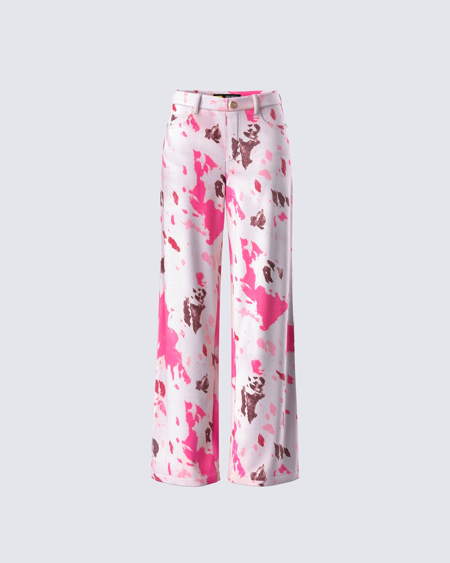 Nadezhda Multi Pink Denim Rivet Detail Pant product front