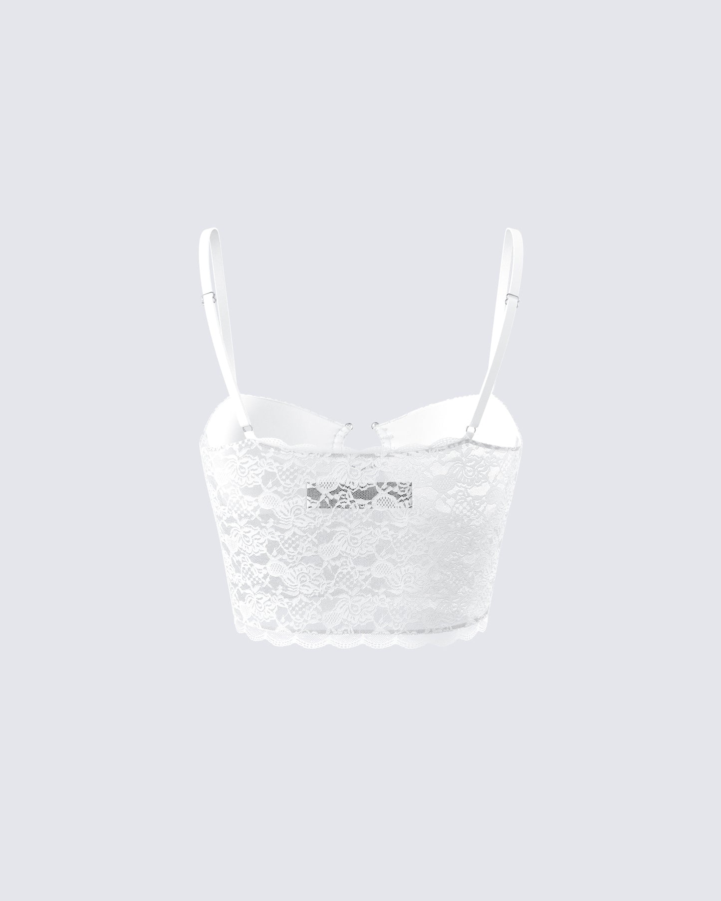 Dakoa White Lace Cami Top