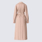 Doutzen Tan Twill Trench Coat