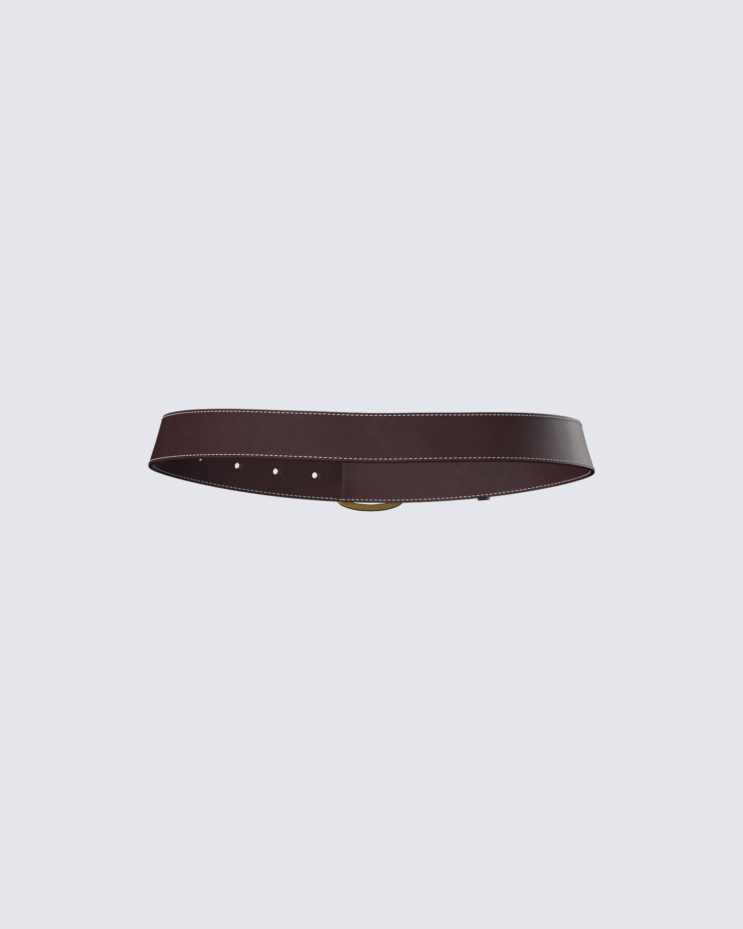 Nadi Brown Vegan Leather Belt