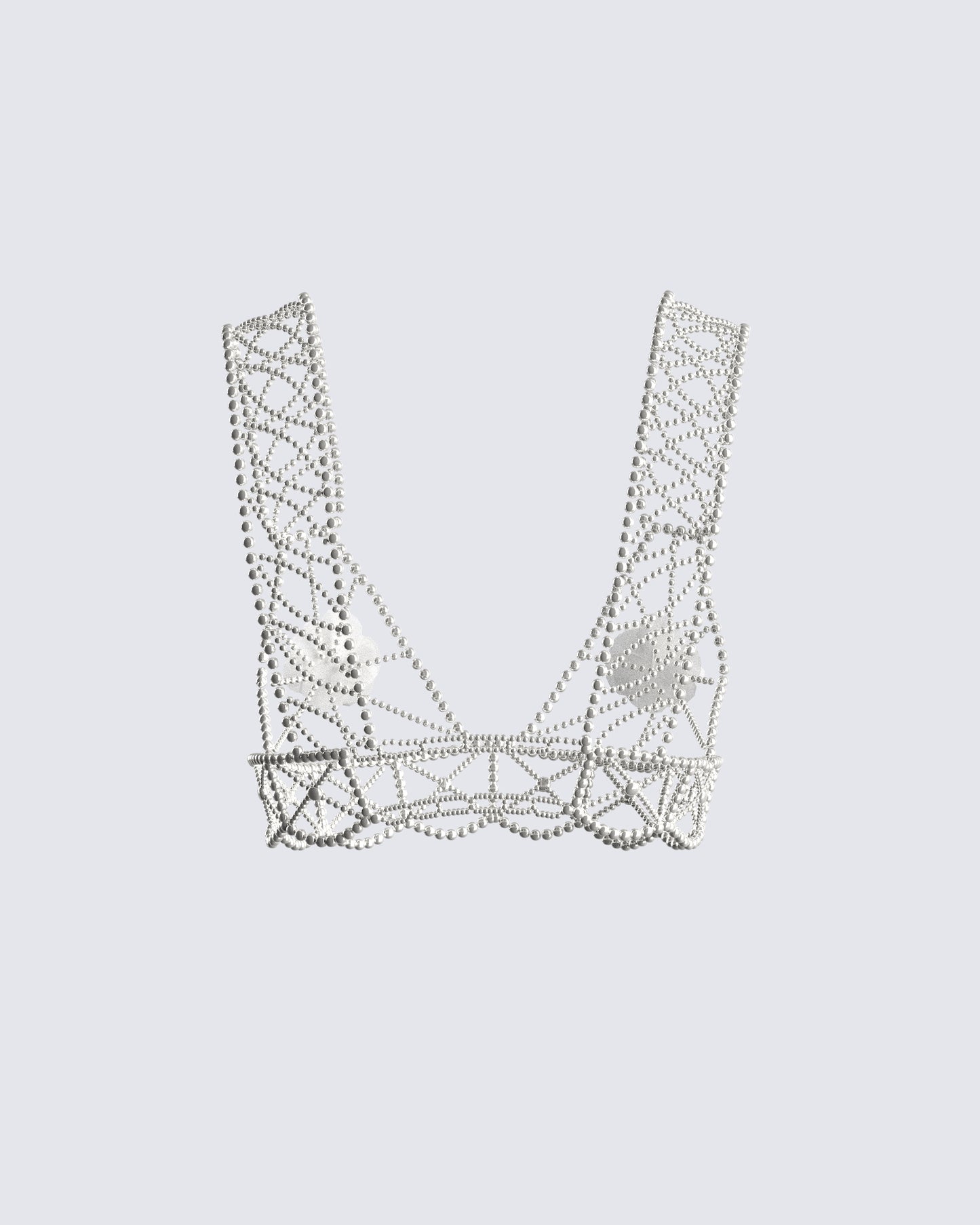 Aries Ivory Pearl Beaded Top