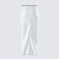 Georgia Ivory Satin Midi Skirt