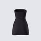 Maxine Black Jersey Tube Dress
