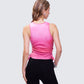 Nixie Pink Lace Up Graphic Tank
