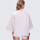 Mabelle Ivory Oversized Raglan Top
