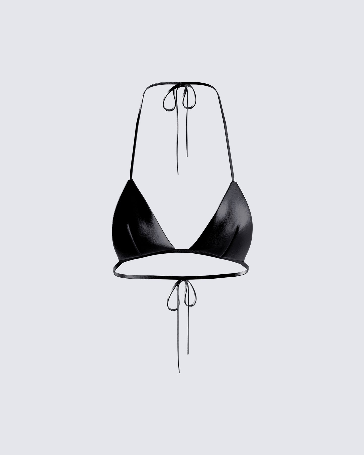 Kaito Black Triangle Bralette Top