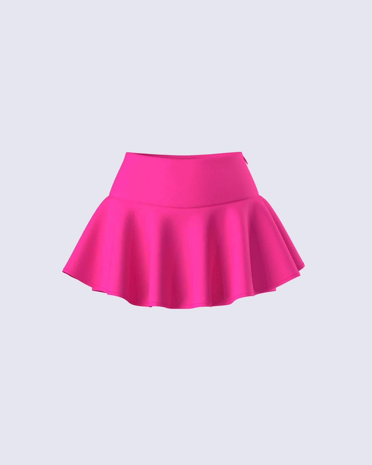 Pippa Pink Ruffle Tiered Skort product front