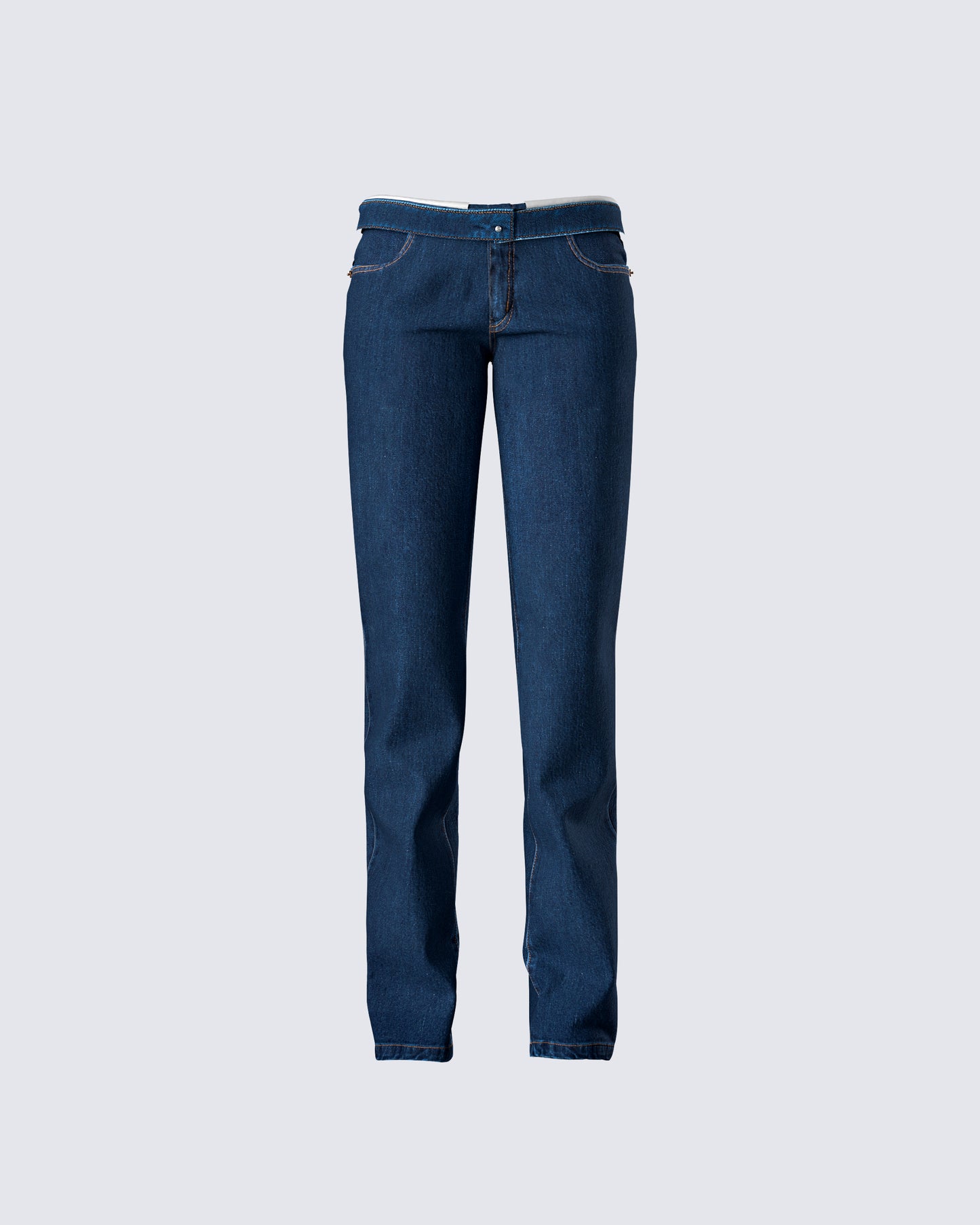 Briar Blue Low Waist Denim Pant product front