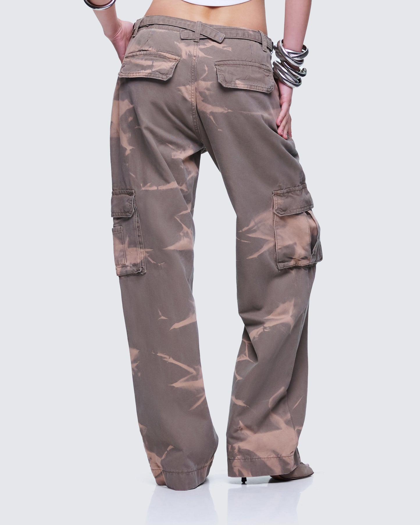 Oihana Brown Twill Cargo Pant
