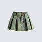 Richelle Washed Denim Mini Skirt 3d product front