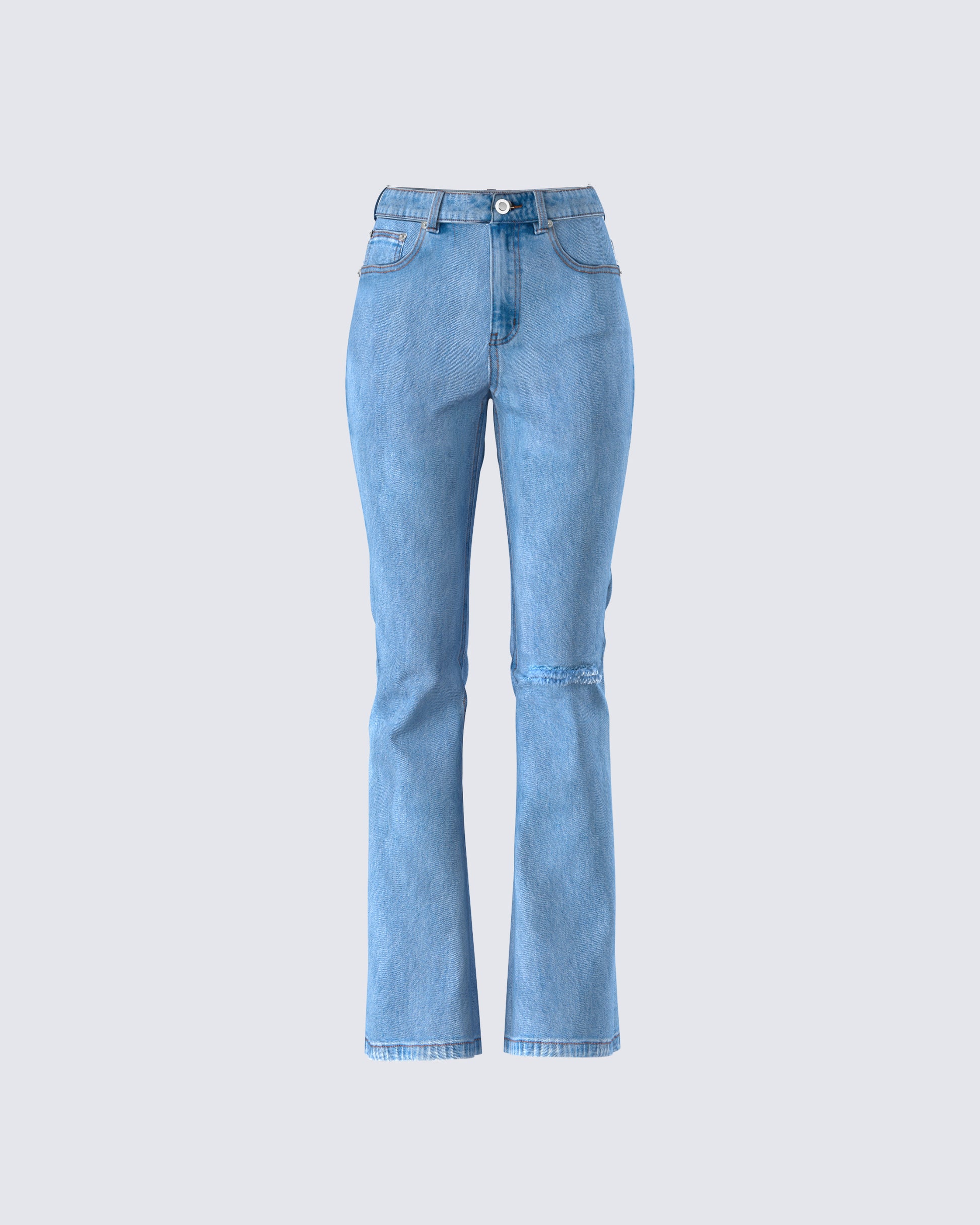 Zosia Blue Denim Ripped Jean product front