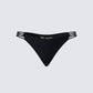 Halsey Black Cheeky Bikini Bottom product front