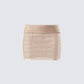 Sakura Gold Knit Micro Mini Skirt product front