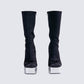 Marcil Black Heeled Platform Boot product front