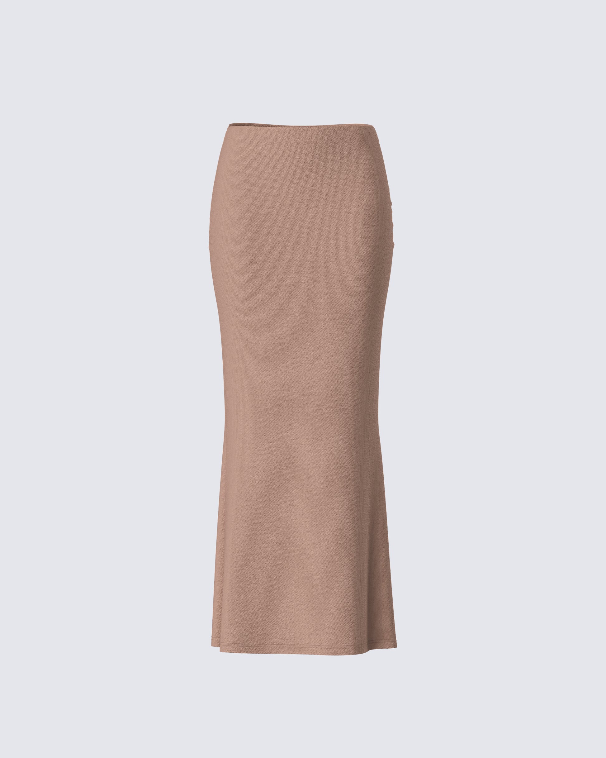 Abra Taupe Maxi Skirt 3d product front