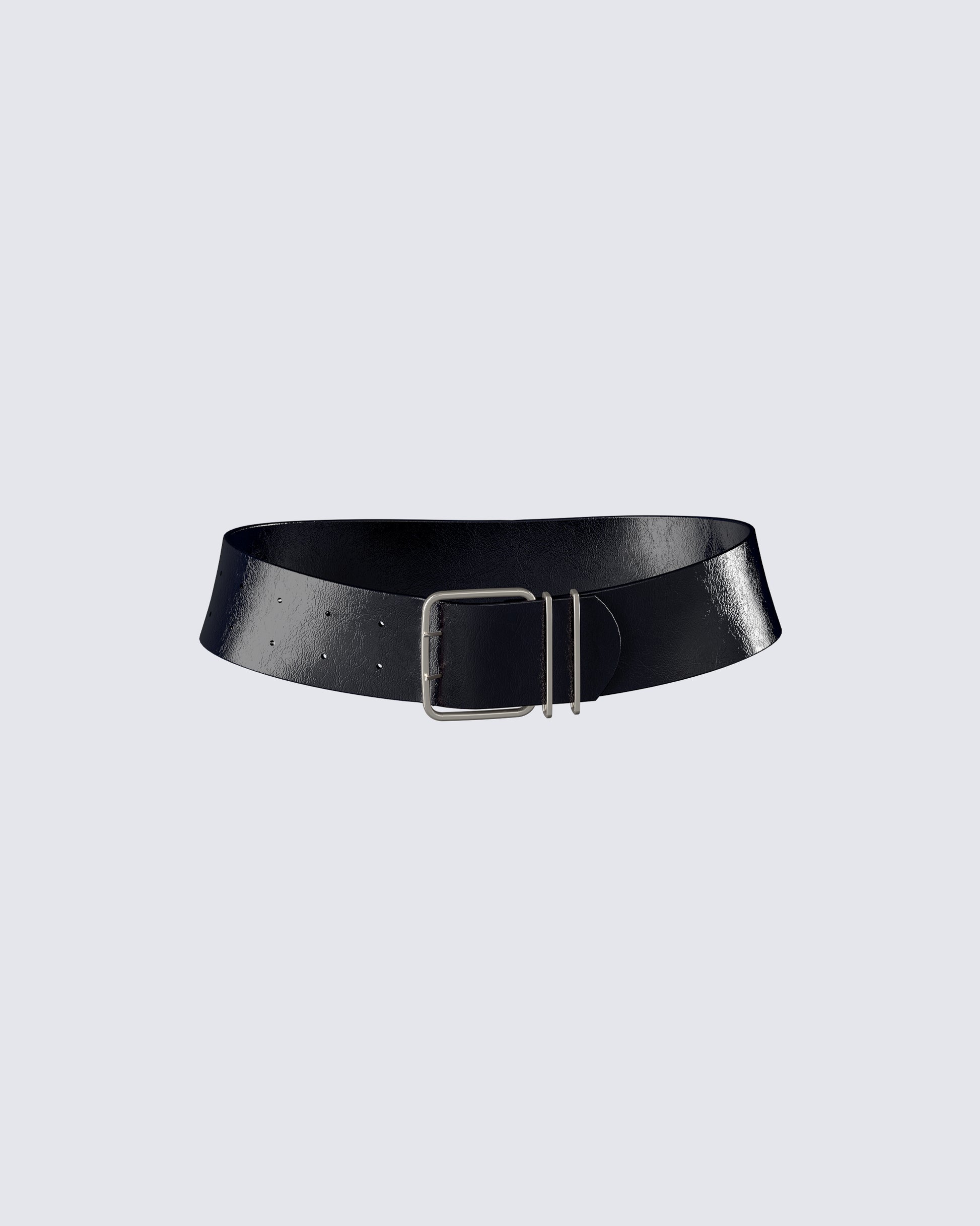 Imelda Black Vegan Leather Belt
product front