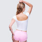 Zoya White Slogan Scoop Neck Tee