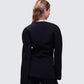 Maybelle Black Dome Sleeve Blazer