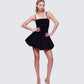 Hadley Black Bubble Mini Dress