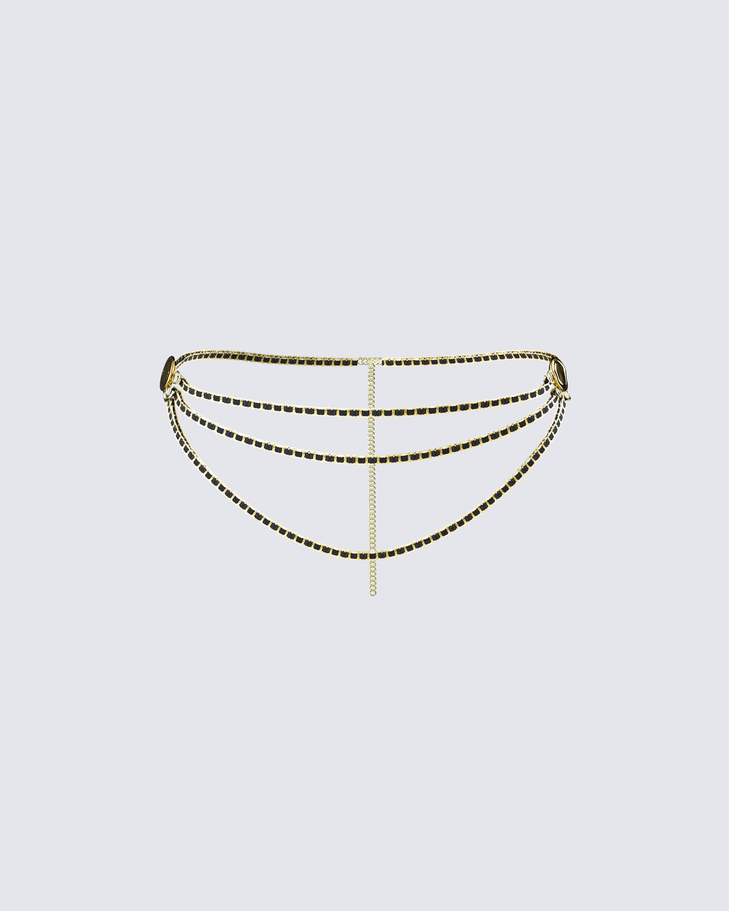 Octavia Black Chain Belt product front