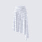 Zaya White Tiered Asymmetric Skirt product front