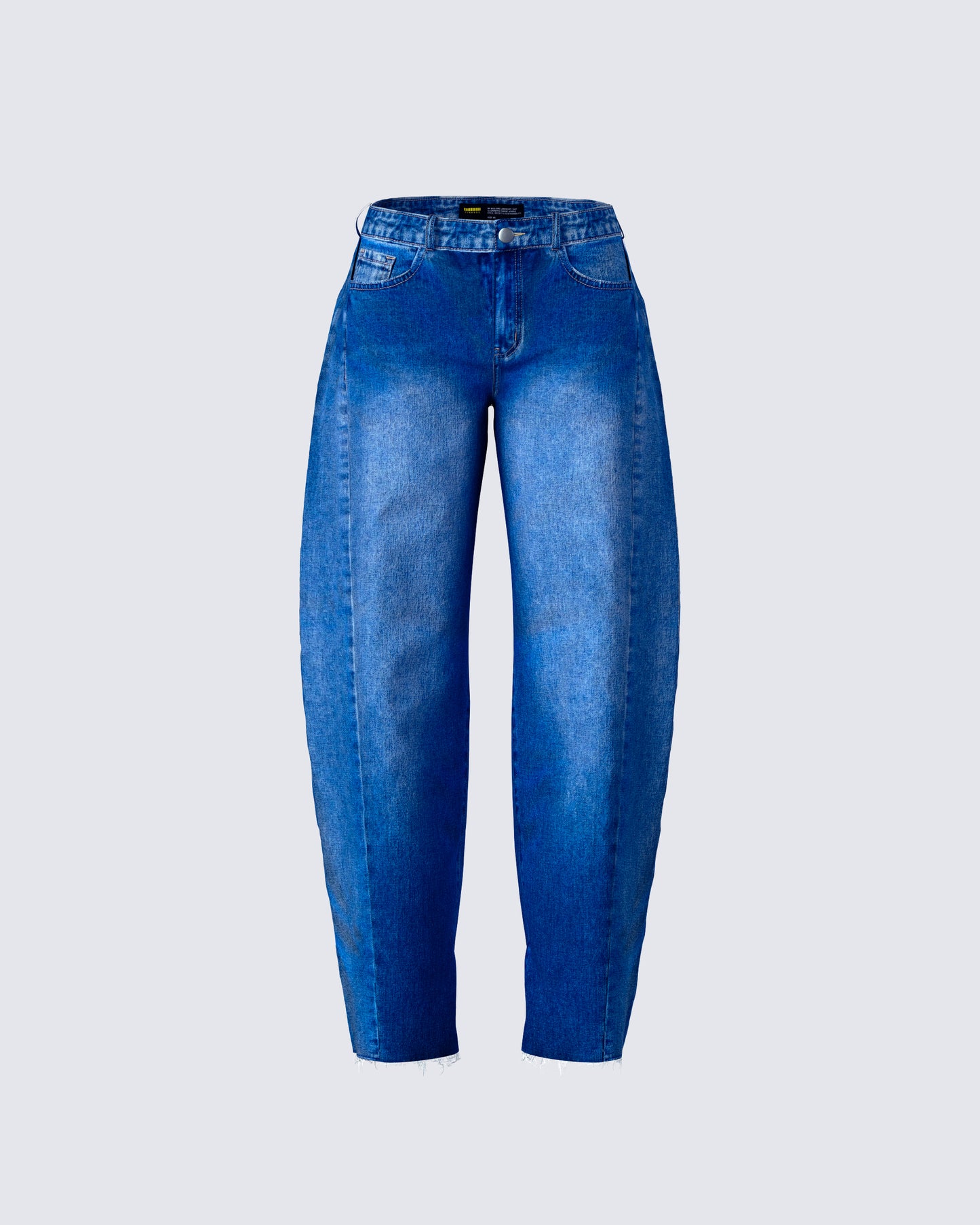 Amets Blue Denim Barrel Leg Jean product front