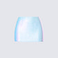 Courtney Blue Sequin Mini Skirt