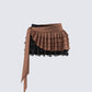 Dovie Multi Ruffle Layered Skirt product front
