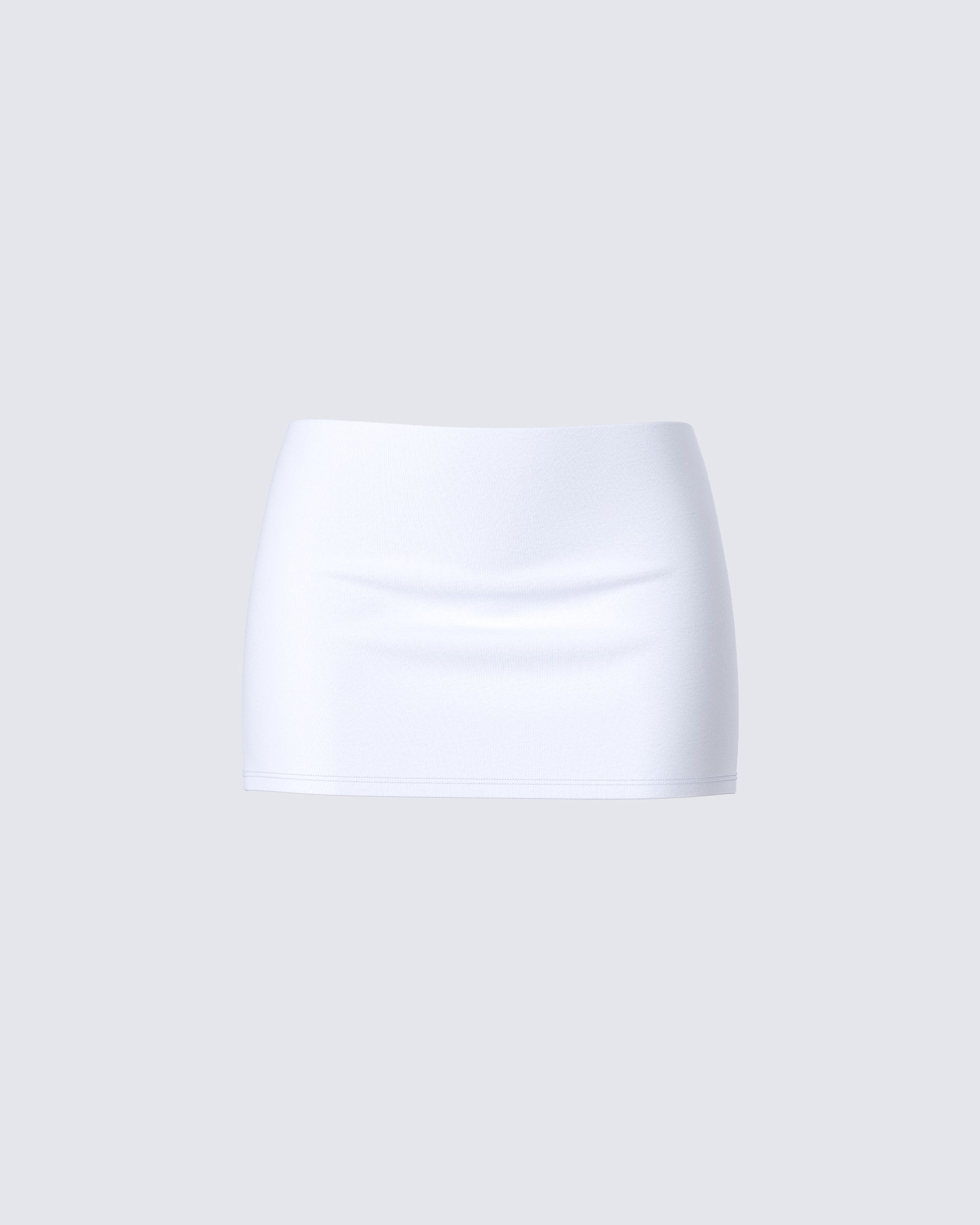 Cassandra White Mini Skirt product front