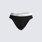 Samia Black Logo Panty product front