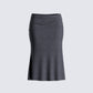 Nico Grey Jersey Midi Skirt product front