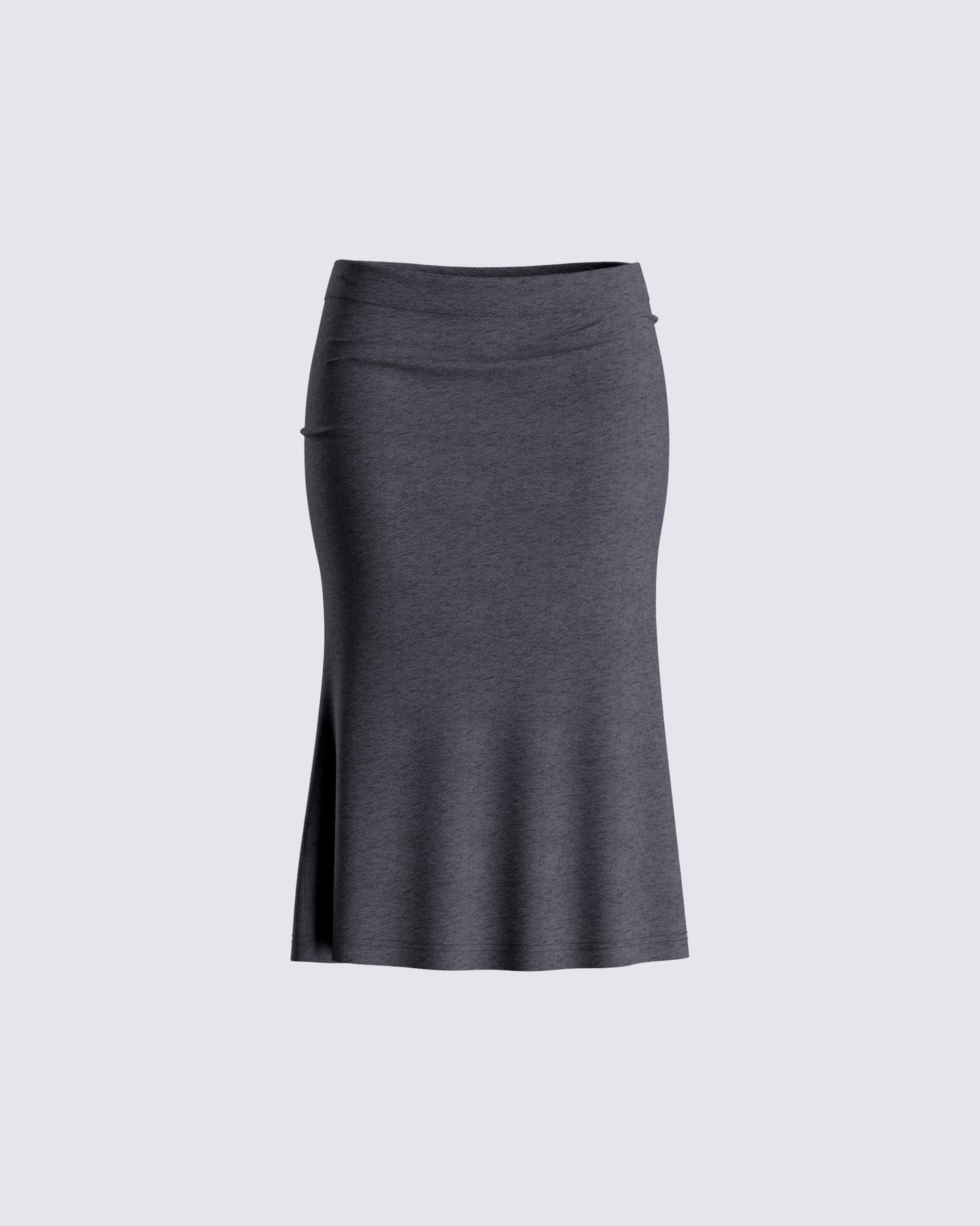 Nico Grey Jersey Midi Skirt product front
