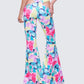 Kandi Printed Wrap Flare Pant