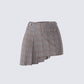 Colby Brown Plaid Mini Skirt 3d product front