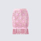 Aya Pink Floral Crochet Mini Skirt
product front
 